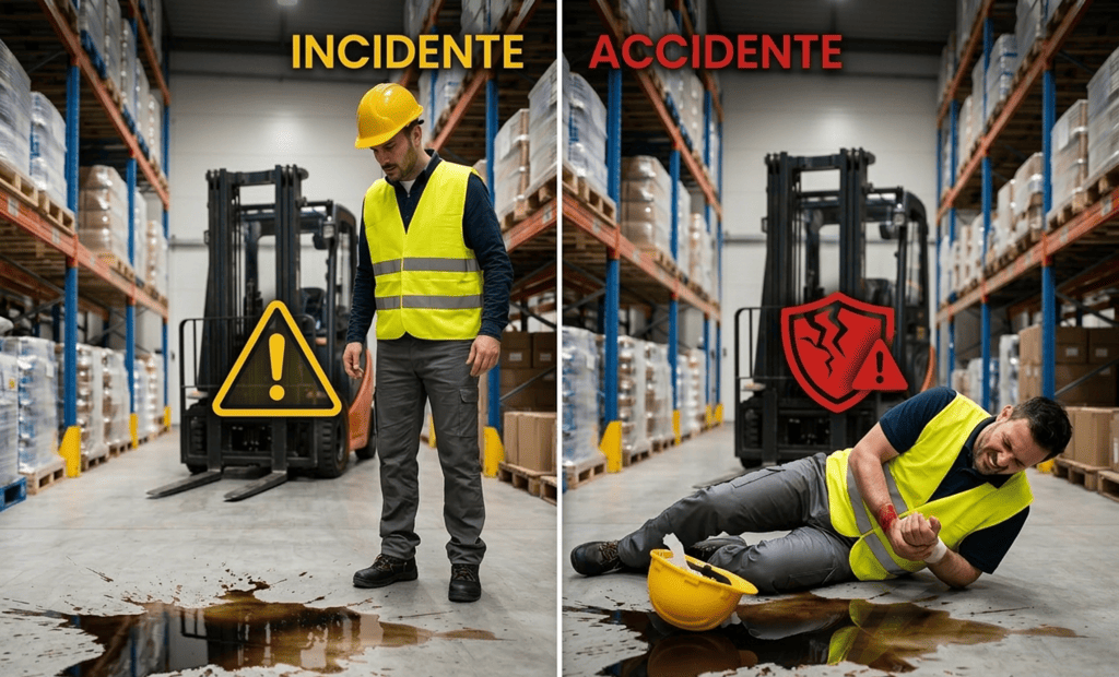 Diferencia entre accidentes e incidentes